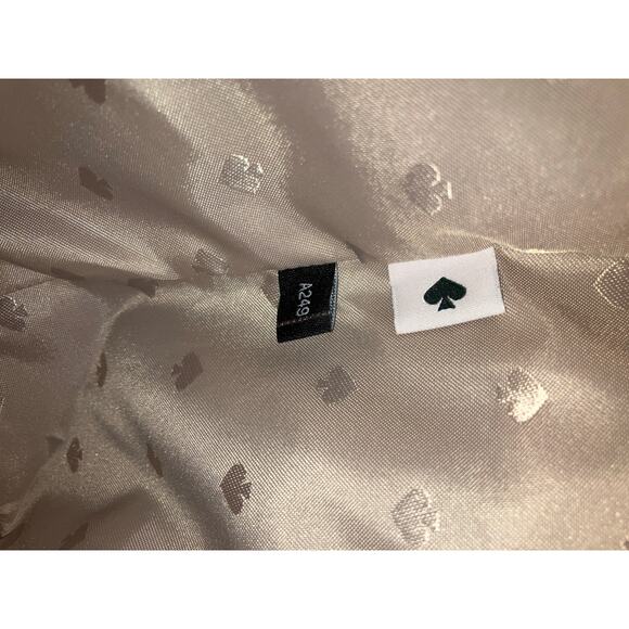 KATE SPADE NUDE, BONE COLOR PEBBLED LEATHER SHOULDER BAG - Picture 14 of 16